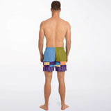 Hampton Plaid Dunkies Swim Trunks Men - AOP - Thathoodyshop