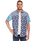 Sugar & Spice S/S Button Down Shirt Short Sleeve Button Down Shirt - AOP - Thathoodyshop