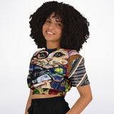 Dapper Cat Cropped Sweater Cropped Sweater - Thathoodyshop