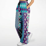 Purple Jetson Flare Leg Joggers Joggers - Thathoodyshop