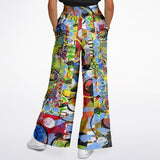Barcelona Geometric Print Stretchy Phat Bellbottoms Bellbottoms - Thathoodyshop