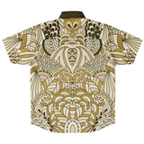 Brown Amarillo S/S Button Down Shirt Short Sleeve Button Down Shirt - AOP - Thathoodyshop