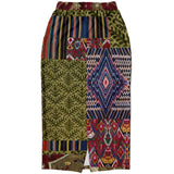 Red Melange Pocket Maxi Skirt Maxi Skirt - Thathoodyshop