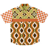 That's Life S/S Button Down Shirt Short Sleeve Button Down Shirt - AOP - Thathoodyshop