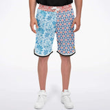 Sugar & Spice Basketball Shorts Basketball Short Rib - AOP - Thathoodyshop
