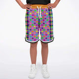 Mercury Retrograde Purple Vertical Basketball Shorts Basketball Shorts - Thathoodyshop