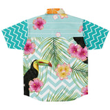 The Catamaran S/S Button Down Shirt Short Sleeve Button Down Shirt - AOP - Thathoodyshop