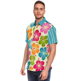 Paradise Road S/S Button Down Shirt Short Sleeve Button Down Shirt - AOP - Thathoodyshop