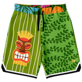 The Tiki God Basketball Shorts Basketball Short Rib - AOP - Thathoodyshop