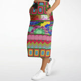 Dayglo Me Pocket Maxi Skirt Long Skirt - Thathoodyshop