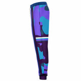 THS Snake Bite Purple Midnight Camo Fleece Joggers Joggers - Thathoodyshop