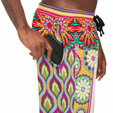 Hello Janis! Yellow Patchwork Unisex Eco-Poly Joggers Jogger - Thathoodyshop