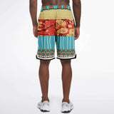 Cheery-Cherry Basketball Shorts Basketball Short Rib - AOP - Thathoodyshop
