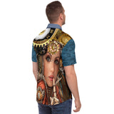 Steampunk Galatica S/S Button Down Shirt Short Sleeve Button Down Shirt - AOP - Thathoodyshop