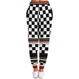 THS Snake Bite Checkmate Fleece Joggers Fashion Jogger - AOP - Thathoodyshop