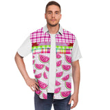 Tasty Treat S/S Button Down Shirt Short Sleeve Button Down Shirt - AOP - Thathoodyshop