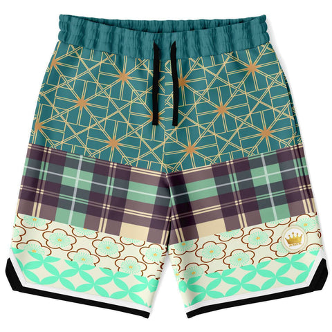 Circle Time Basketball Shorts Basketball Short Rib - AOP - Thathoodyshop
