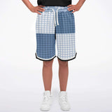 Blue Lagoon Basketball Shorts Basketball Short Rib - AOP - Thathoodyshop