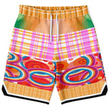 Solar Flare Basketball Shorts Basketball Short Rib - AOP - Thathoodyshop