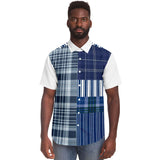 Fair Isle Plaid Button Down Shirt Short Sleeve Button Down Shirt - Thathoodyshop