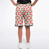 Tokyo Sunset Basketball Shorts Basketball Short Rib - AOP - Thathoodyshop