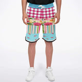 Parade of Roses Basketball Shorts Basketball Short Rib - AOP - Thathoodyshop