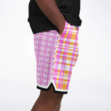 Pink Passion Basketball Shorts Basketball Short Rib - AOP - Thathoodyshop