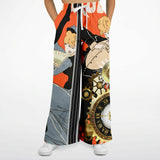 Dance Steps Pinstripe Flare Leg Joggers Bellbottoms - Thathoodyshop