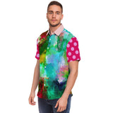 Jubilee's Garden S/S Button Down Shirt Short Sleeve Button Down Shirt - AOP - Thathoodyshop