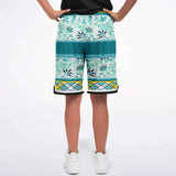 Lemon Zest Unisex Basketball Shorts Basketball Shorts - Thathoodyshop