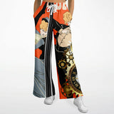 Dance Steps Pinstripe Flare Leg Joggers Bellbottoms - Thathoodyshop