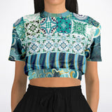 Green Meknes Cropped Sweater Cropped Sweater - Thathoodyshop