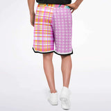 Pink Passion Basketball Shorts Basketball Short Rib - AOP - Thathoodyshop