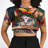 Sushi Boat Cropped Sweater Cropped Sweater - Thathoodyshop