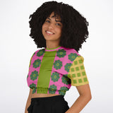 Jambalaya Cropped Sweater Cropped Short Sleeve Sweater - Thathoodyshop