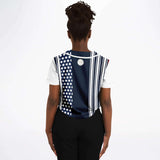 Sail Away Cropped Button Front Jersey Cropped Baseball Jersey - Thathoodyshop