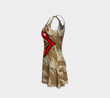 Giraffe Safari Dress Flare Dress - Thathoodyshop