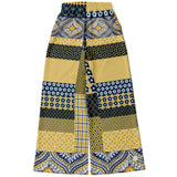 Dauphin Patchwork Print Stretchy Phat Bellbottoms Bootcut Pants - Thathoodyshop
