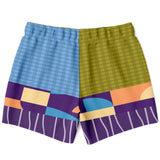 Hampton Plaid Dunkies Swim Trunks Men - AOP - Thathoodyshop