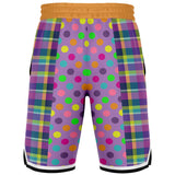 Mercury Retrograde Purple Vertical Basketball Shorts Basketball Shorts - Thathoodyshop