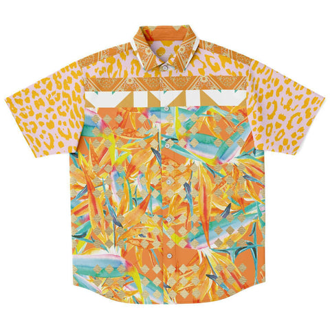 Coral Gables S/S Button Down Shirt Short Sleeve Button Down Shirt - AOP - Thathoodyshop