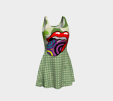 Funhouse Swirl II Dress Flare Dress - Thathoodyshop