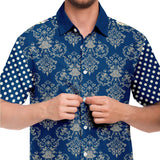 The Regal Beagle S/S Button Down Shirt Short Sleeve Button Down Shirt - AOP - Thathoodyshop