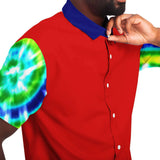 Rainbow Pride Button Down Shirt Short Sleeve Button Down Shirt - AOP - Thathoodyshop