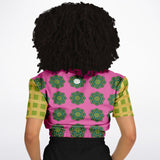 Jambalaya Cropped Sweater Cropped Short Sleeve Sweater - Thathoodyshop