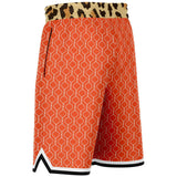 Me So Leopard Basketball Shorts Basketball Short Rib - AOP - Thathoodyshop