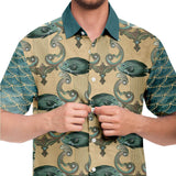 Mermaid's Tale S/S Button Down Shirt Short Sleeve Button Down Shirt - AOP - Thathoodyshop