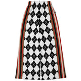 Argyle Me Flare Leg Joggers Athletic Flare Jogger - AOP - Thathoodyshop