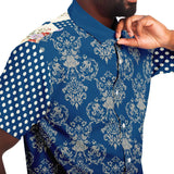 The Regal Beagle S/S Button Down Shirt Short Sleeve Button Down Shirt - AOP - Thathoodyshop