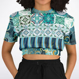 Green Meknes Cropped Sweater Cropped Sweater - Thathoodyshop
